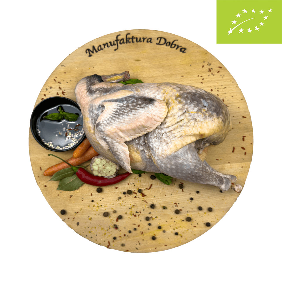 Mrożona tuszka perliczki pastwiskowej EKO ok. 2kg
