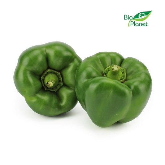 PAPRYKA ZIELONA ŚWIEŻA BIO (około 0,50 kg)