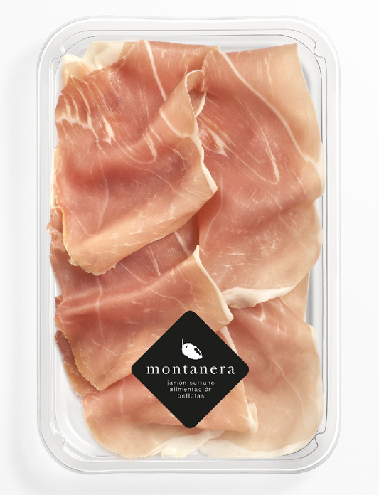 SZYNKA DOJRZEWAJĄCA (JAMON SERRANO BELLOTA) BIO 70 g - PRIMAVERA (MONTANERA)